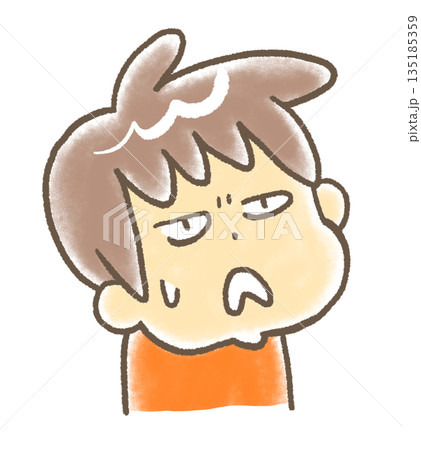 ゆるくないという顔をした男の子 135185359