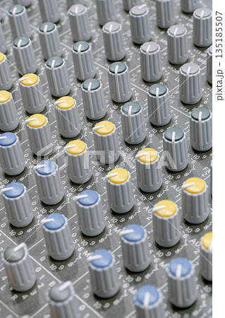 Part of audio mixing console 135185507