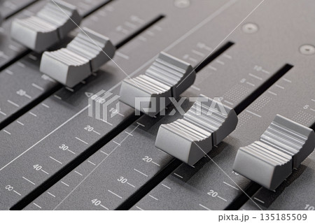 Part of audio mixing console 135185509
