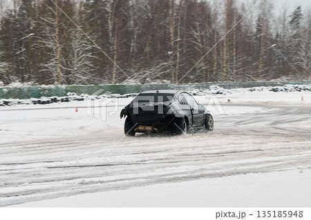 Engineers observe vehicle performance during cold weather trials Engineers observe vehicle performance during cold weather trials 135185948