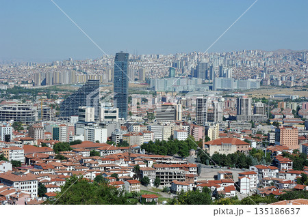 aerial view of Ankara aerial view of Ankara 135186637