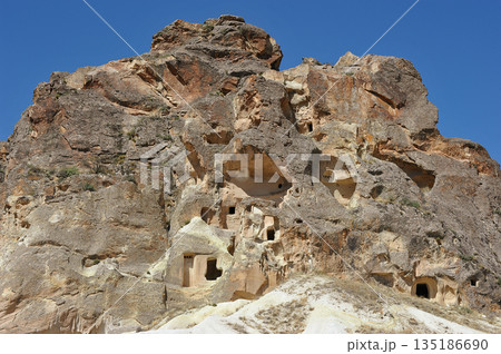 rock formations located near the city of Urgup in Cappadocia 135186690