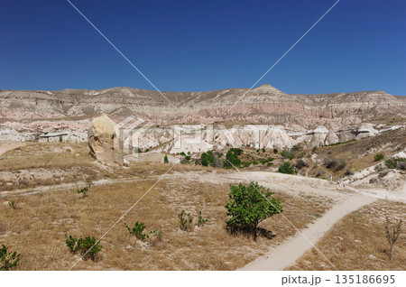 rock formations located near the city of Urgup in Cappadocia 135186695