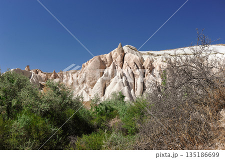 rock formations located near the city of Urgup in Cappadocia 135186699
