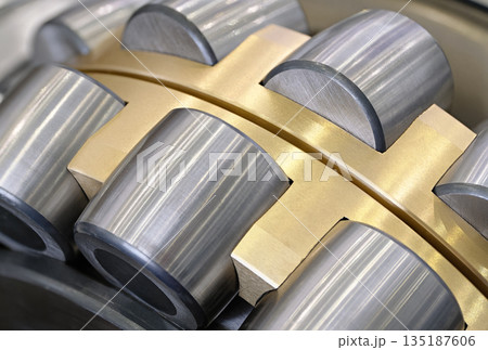 Disassembled roller bearing Disassembled roller bearing 135187606