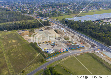 Photograph of a new construction site in the Kemps Creek industrial precinct 135187623