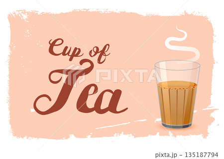 modern cup of tea promo poster for wall print modern cup of tea promo poster for wall print 135187794