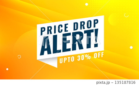 alert price drop coupon banner to get 30 percent discount 135187816