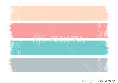 set of grungy texture background in brush stroke style 135187972