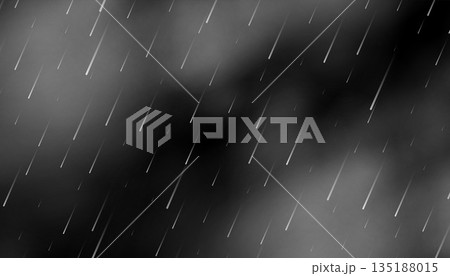 realistic and natural rain droplet background with cloudy effect 135188015