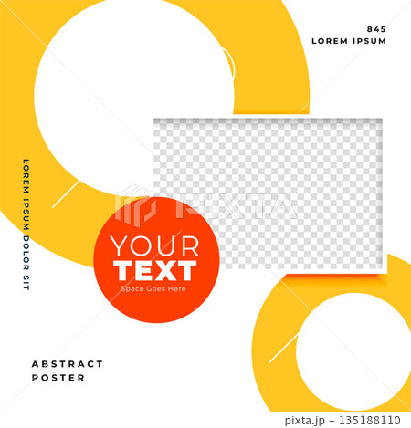 modern and sporty web post frame template for social media marketing 135188110