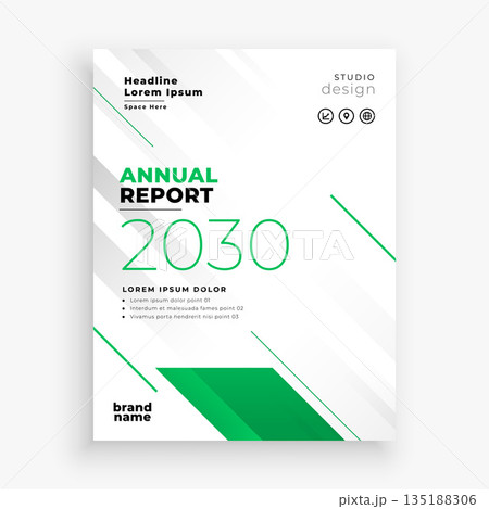 modern business annual report template for corporate newsletter booklet modern business annual report template for corporate newsletter booklet 135188306