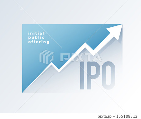 ipo initial public offering launch background for company success ipo initial public offering launch background for company success 135188512