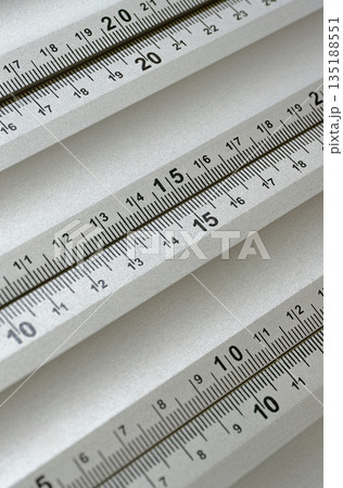 Group of metal rulers Group of metal rulers 135188551