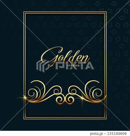 lovely empty floral frame background in vintage style lovely empty floral frame background in vintage style 135188606