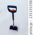 Snow Shovel Ready for Winter Work 135191598