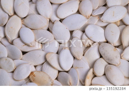 Superfood pumpkin seeds contribute to balanced and wholesome diet, Including pumpkin seeds in daily meals promotes overall wellness and digestive wellbeing efficiently 135192284