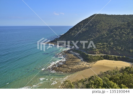 Coast along the Great Ocean Road in Australia Coast along the Great Ocean Road in Australia 135193044