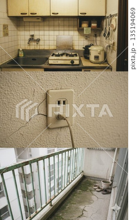 築年数が経った住宅のディテール 築年数が経った住宅のディテール 135194069