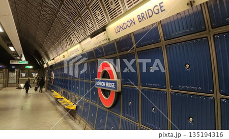 London, UK - December 31 2022: Surrounding View of London Bridge 135194316