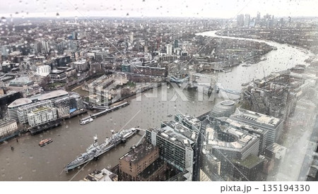 London, UK - December 30 2022: Surrounding View of The Shard London, UK - December 30 2022: Surrounding View of The Shard 135194330