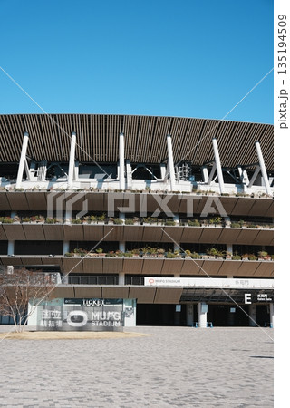 【縦写真】国立競技場(MUFGスタジアム) 【縦写真】国立競技場(MUFGスタジアム) 135194509