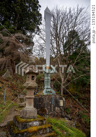 早池峰神社、瀬織津姫の神社、大きな剣の降魔剣 135194521