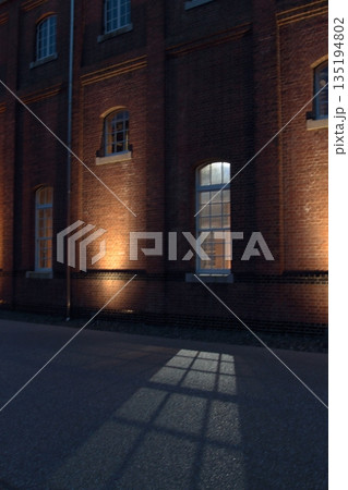 レンガでできた建物 135194802