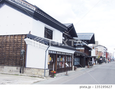 秋田県横手市増田地区の古い町並み 秋田県横手市増田地区の古い町並み 135195627