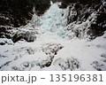 乙女渓谷夫婦滝の氷瀑 135196381