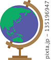 地球儀のイラスト 135196947