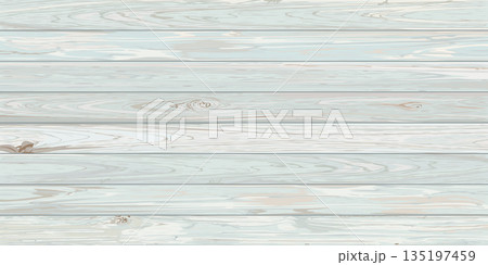 Cut timber panels background turquoise blue colores painted distressed weathered graphic illustration. Wooden texture pattern tropical style fade condition. 135197459