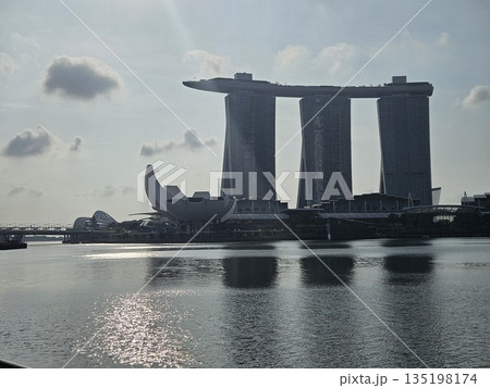 This is marina bay sands with art building This is marina bay sands with art building 135198174