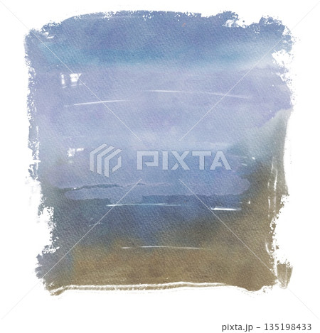 Soft Blue Gray Watercolor Abstract Wash Soft Blue Gray Watercolor Abstract Wash 135198433