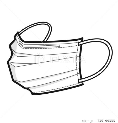 使い捨て不織布マスク・使用イメージ 135199333