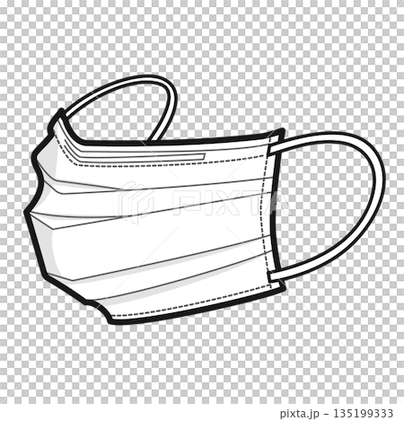 使い捨て不織布マスク・使用イメージ 135199333