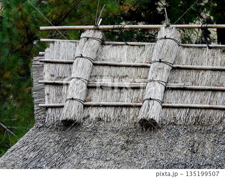 藁葺き屋根の有形民俗文化財 135199507