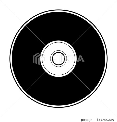 光ディスクのアイコン 135200889