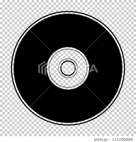 光ディスクのアイコン 135200889