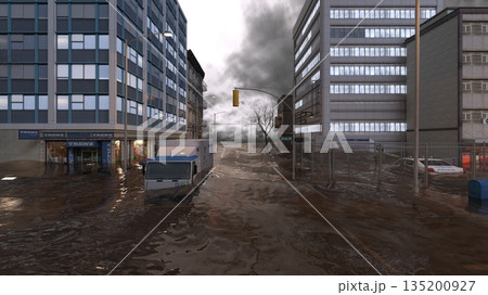 水没した都市 135200927