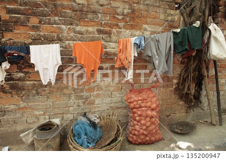 Antiques in the home rural village India 135200947