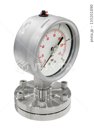 Generic mechanical analog manometer, a pressure measuring device 135201890