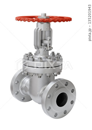 Large steel industrial shut-off valve 135201943