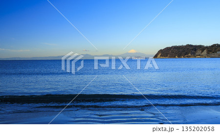 逗子海岸の冬 逗子海岸の冬 135202058