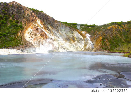 登別温泉地獄谷 大湯沼 登別温泉地獄谷 大湯沼 135202572