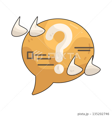 illustration of Question Mark 135202746
