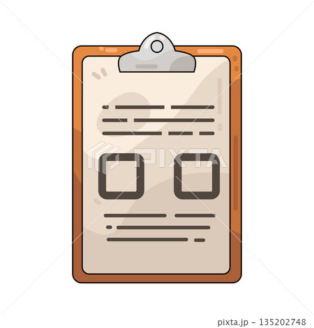 illustration of Clipboard Survey 135202748