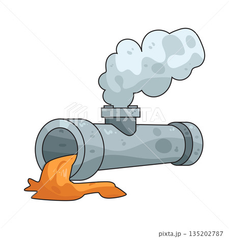 illustration of Gas Leak illustration of Gas Leak 135202787