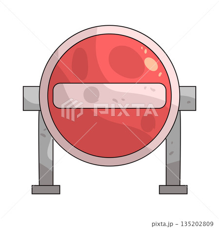 illustration of No Entry illustration of No Entry 135202809