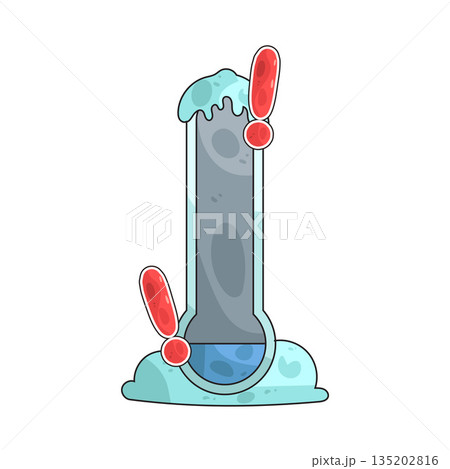 illustration of Cold Warning illustration of Cold Warning 135202816